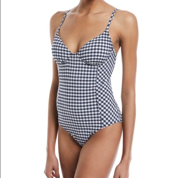 Tory Burch Other - Tory Burch Gingham Bathing Suit NWT